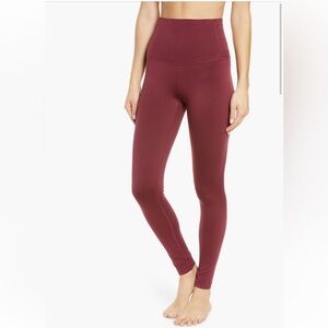Zella Burgundy Leggings
